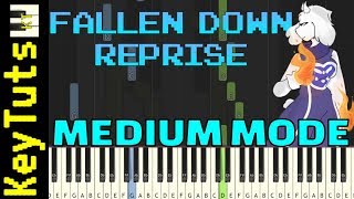 Learn to Play Fallen Down Reprise from Undertale  Medium Mode [upl. by Lindsay]