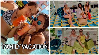 FIRST FAMILY VACATION  SHOPPING HAUL  TRY ON  VLOG 1081 [upl. by Julide]