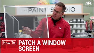 How To Patch A Window Or Door Screen [upl. by Libna]