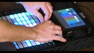 Akai Force Standalone SamplerSequencer Demo [upl. by Esinart]