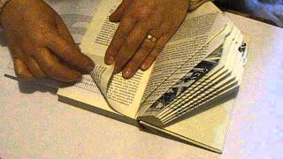 Buch Falten die Zahl 9 Book Folding [upl. by Ilime]