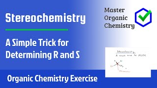 Stereochemistry  A Simple Trick for Determining R and S [upl. by Eydie434]