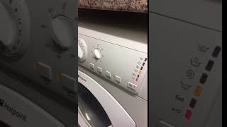 Hotpoint washing machine flashing lights [upl. by Ahrendt]