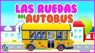 Las Ruedas del Autobús  Canciones para niños  Canciones infantiles para preescolar [upl. by Attemaj]