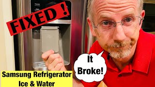 Samsung Refrigerator Water Dispenser Not Working SOLVED  2 Easy Fixes [upl. by Hans168]