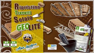 Ripristino travetti solaio  GeoLite  Kerakoll [upl. by Kalam]