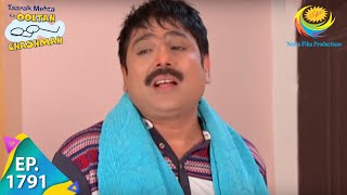 Taarak Mehta Ka Ooltah Chashmah  Episode 1791  Full Episode [upl. by Jeffy]