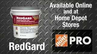 RedGard Waterproofing and Crack Prevention Membrane for Pros  The Home Depot [upl. by Moses]