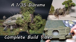 A 135 Diorama  Full build with realistic scenery  Hedgerow Hell [upl. by Eiznik]