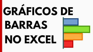 Como fazer Gráficos no Excel Gráfico de Barras [upl. by Atnes467]