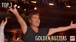 TOP 3 GOLDEN BUZZER Americas Got Talent 2019 [upl. by Douty]