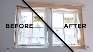 How to Install Window Casing and Interior Trim [upl. by Notsua]