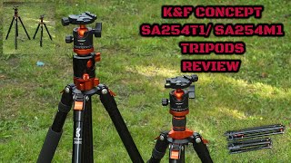 KampF Concept SA254T1 amp SA254M1 Tripods Review [upl. by Yaja514]