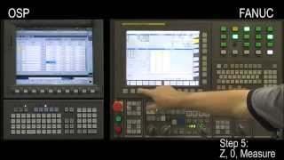 CNC Control Procedures Okuma OSP amp FANUC “Tool Length Offset” [upl. by Nikolaos]