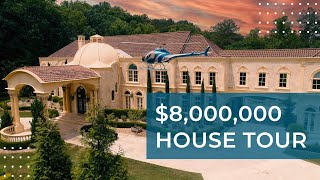 8 Million Atlanta Mansion Tour  Riverside Drive Atlanta GA 30328 mansion [upl. by Eive]