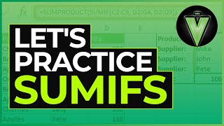 📶 SUMIFS in Excel  Multiple Criteria amp Multiple Sheets [upl. by Nobe755]