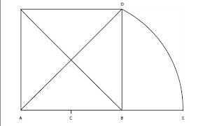Construir un rectángulo áureo [upl. by Retse]