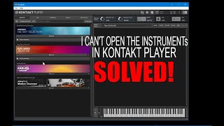 SOLVED  How to fix No Instruments loaded in Kontakt [upl. by Derwin922]