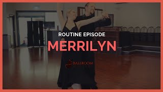 Merrilyn New Vogue Routine  Ballroom Mastery TV [upl. by Werdnaed]