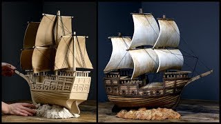 ❣DIY Pirate Ship Using Cardboard❣ [upl. by Aloysia]