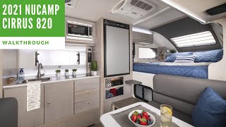 NuCamp 2021 Cirrus 820 Truck Camper [upl. by Leventis]