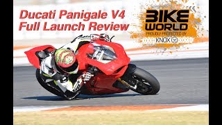 Ducati Panigale V4 Full Launch Review [upl. by Eural324]