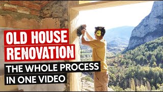 HOW I RENOVATED AN ANCIENT ABANDONED HOUSE  🛠️ Full DIY HowTo Process [upl. by Arenat]