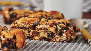 Fruit and Nut Bars Recipe Demonstration  Joyofbakingcom [upl. by Miles]