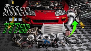 Transforming A Stock MK4 Toyota Supra Into A 777hp Fast Daily Driver  PHR Turbo Kit [upl. by Rabiah770]