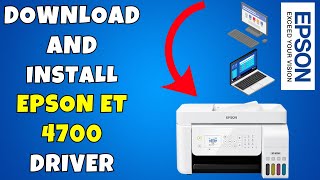 How To Download amp Install Epson ET 4700 Printer Driver in Windows 1011 [upl. by Allys]