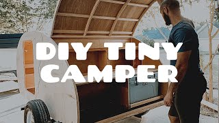 How to Build a Teardrop Camper Start to Finish Timelapse [upl. by Lap]