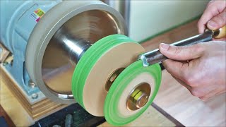 Upgrading MDF Buffing Wheel on Bench Grinder [upl. by Nairad117]