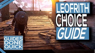 Assassins Creed Valhalla Kill Or Spare Leofrith Guide [upl. by Niaz]