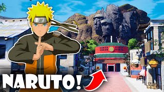 We Built Narutos Hidden Leaf Village in Fortnite [upl. by Waddle156]