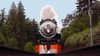 What It Looks Like To Get Hit By A Giant Steam Train As It Thunders Over the Camera at High Speed [upl. by Eanwahs]