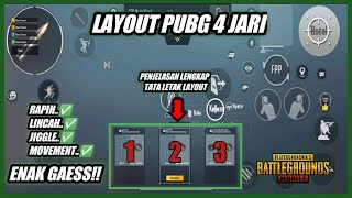 CODE LAYOUT 4 JARI TERBAIK RAPIH amp LINCAH SUMPAH ENAK BANGET COKK  PUBG MOBILE 34 [upl. by Micco]