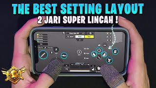 CARA SETTING KONTROL LAYOUT PUBG MOBILE  SETTING KONTROL 2 JARI AGAR LINCAH PUBG MOBILE [upl. by Nickie]