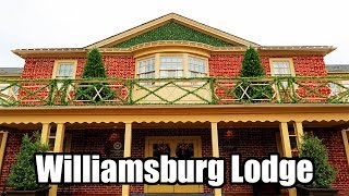 WILLIAMSBURG LODGE REVIEW amp ROOM TOUR  COLONIAL WILLIAMSBURG VIRGINIA [upl. by Niknar]