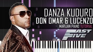 How To Play Don Omar amp Lucenzo  Danza Kuduro  Piano Tutorial [upl. by Mastat]