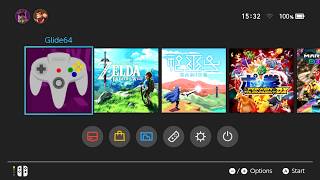 Nintendo Switch  Glide64  Nintendo 64 emulator Retronx [upl. by Tyson377]