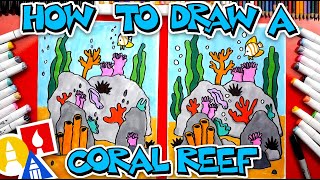 How To Draw A Coral Reef [upl. by Reagan484]