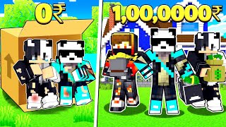 HOW I BECAME A CROREPATI 🤑 in Minecraft [upl. by Ybroc416]