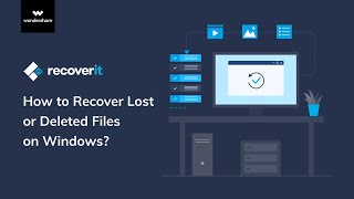 How to Recover Lost or Deleted Data on Windows  Recoverit 85 Tutorial [upl. by Boarer]