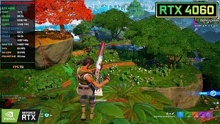 FORTNITE  High Settings  RTX 4060  i7 13700HX [upl. by Klayman]