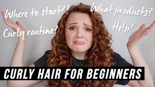 CURLY HAIR FOR BEGINNERS HOW TO START YOUR CURLY HAIR JOURNEY [upl. by Nosrac]