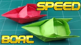 How to Make A Paper Boat  DIY Easy Paper Speed Boat  Origami Paper Boat Making Instructions [upl. by Oiretule]