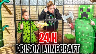 24H DANS UNE PRISON DE MINECRAFT [upl. by Abrams298]