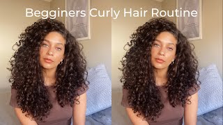 UPDATED CURLY HAIR ROUTINE FOR BEGINNERS  Detailed [upl. by Beitz]