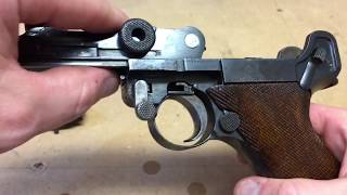 P08 Luger Disassembly [upl. by Nomra]