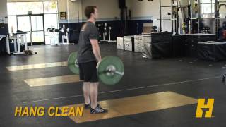 Hang Clean  Short Demo [upl. by Avek608]